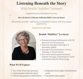 Listening Beneath the Story With Beulah “Bubbles” Levinson