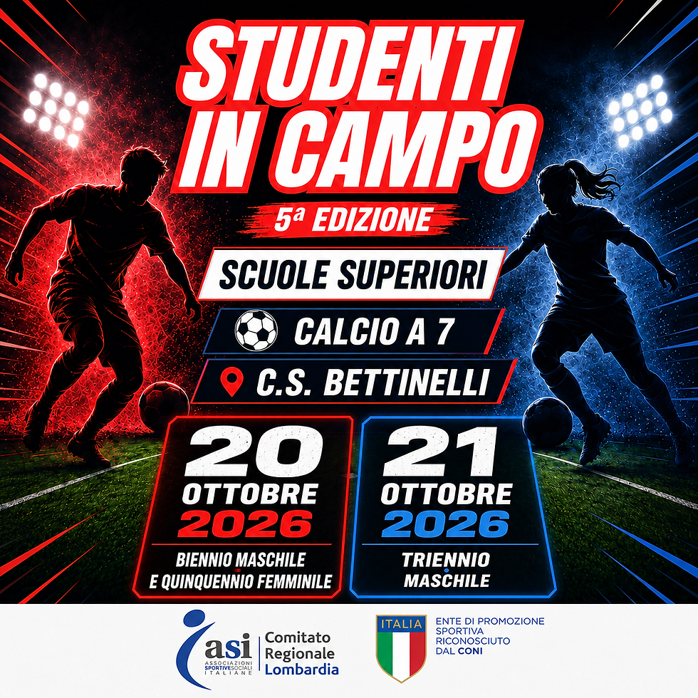 Studenti in Campo 2026 - Calcio a 7