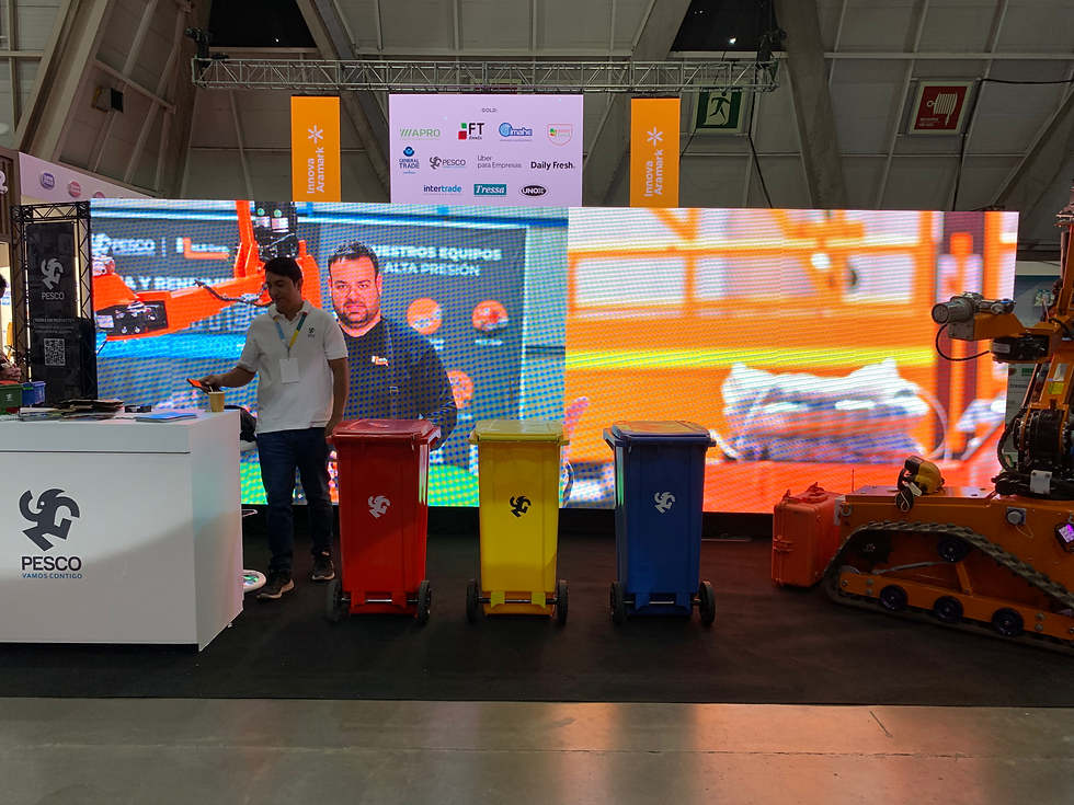 Stand customizado para Pesco en Innova Aramark 2026
