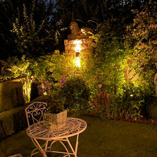 Garden lighting project in Worcestershire. GVN Electrical, approved electrician, Bromsgrove, Redditch, Birmingham