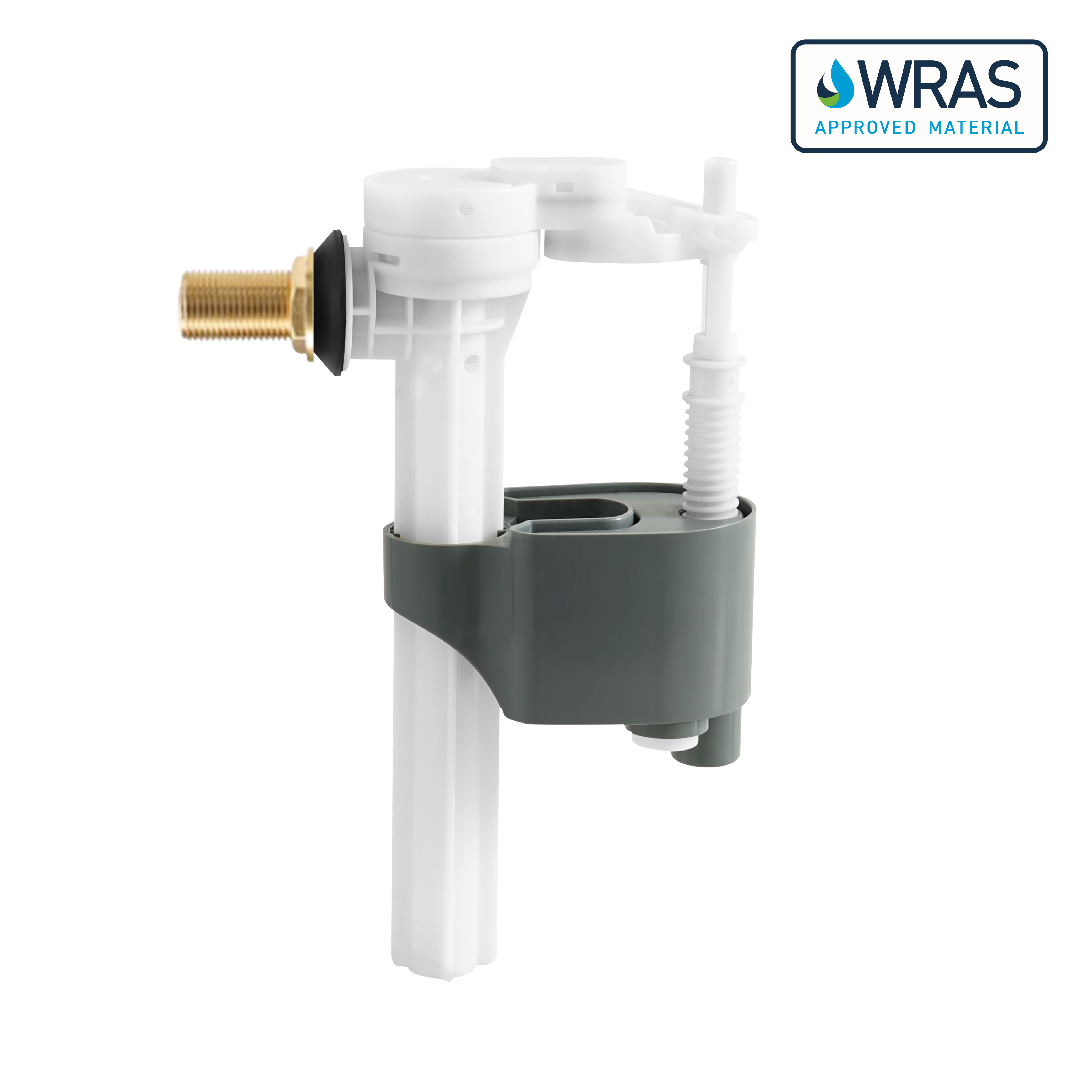 Side Fill Valve - 1/2" Brass Tail