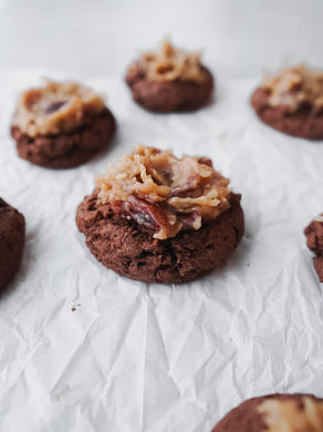 German Chocolate Cake Cookies