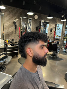 Professional Mens Haircut. Fauxhawk Burst Fade. Brampton Barber Near Vaughan