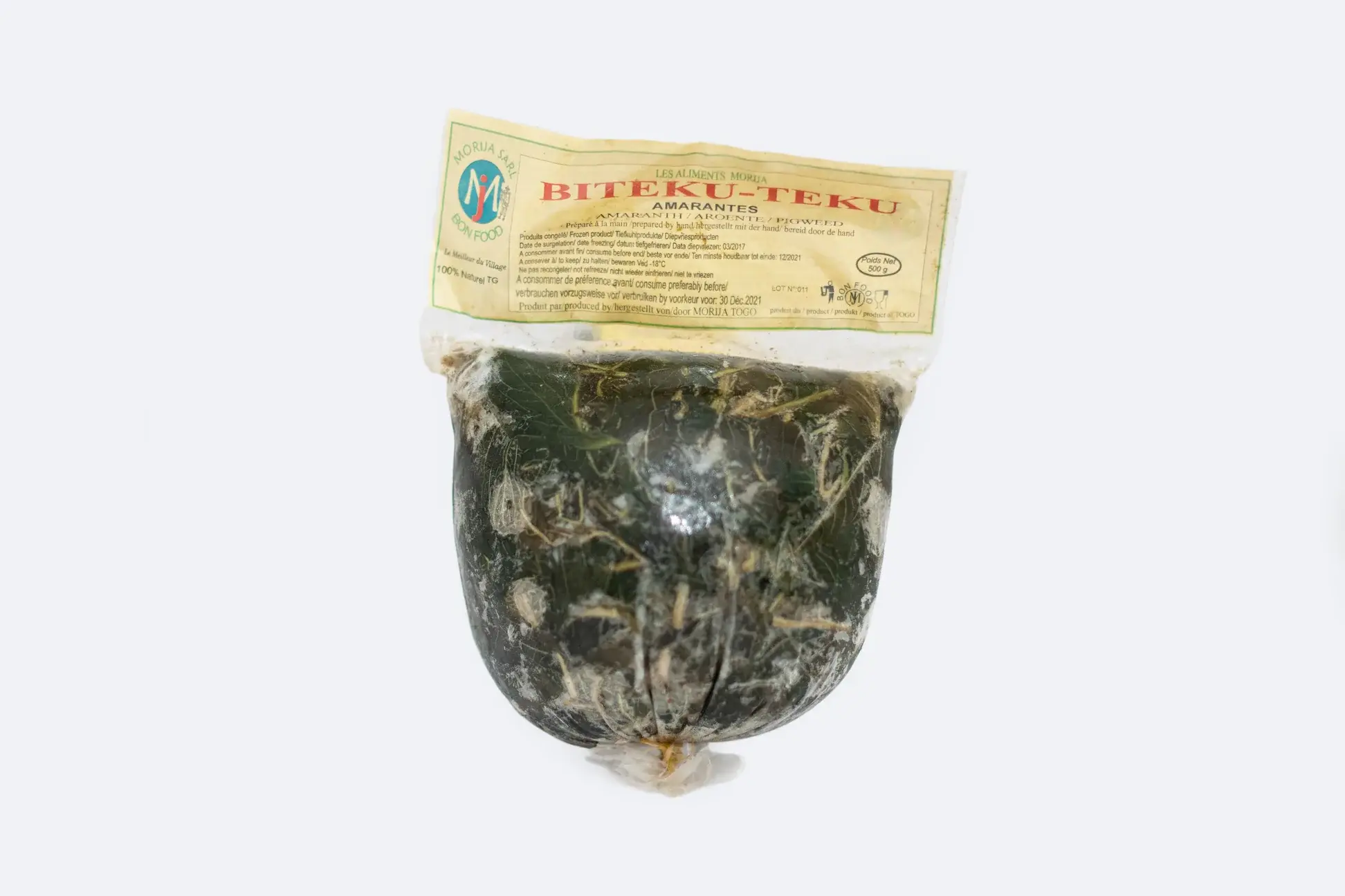Feuilles d'amarante surgelées (Biteteku) (1 KG)