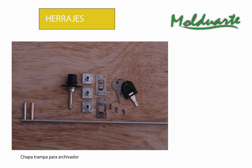 Chapa trampa para archivador