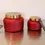 Thumbnail: Red Glitter Blue Volcano Candle - Small