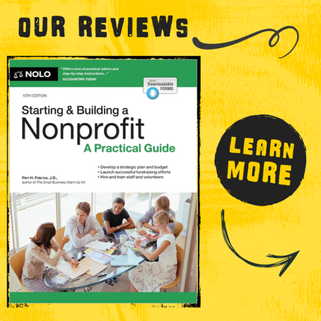 Book Review: "Starting & Building a Nonprofit: A Practical Guide" by Peri Pakroo J.D. 