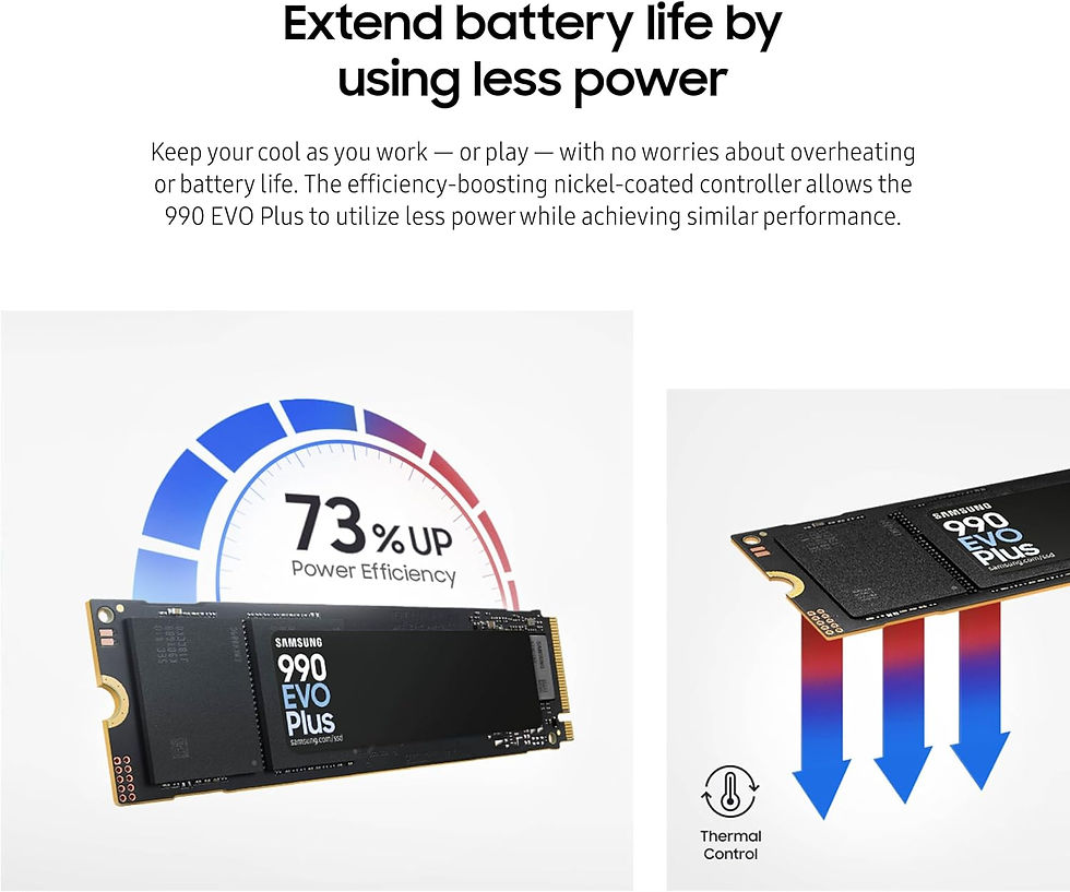 Thumbnail: Samsung 990 evo plus SSD 4TB