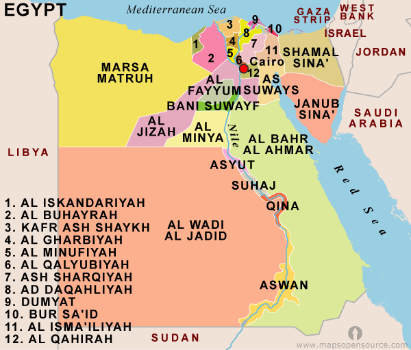Egypt-map 1