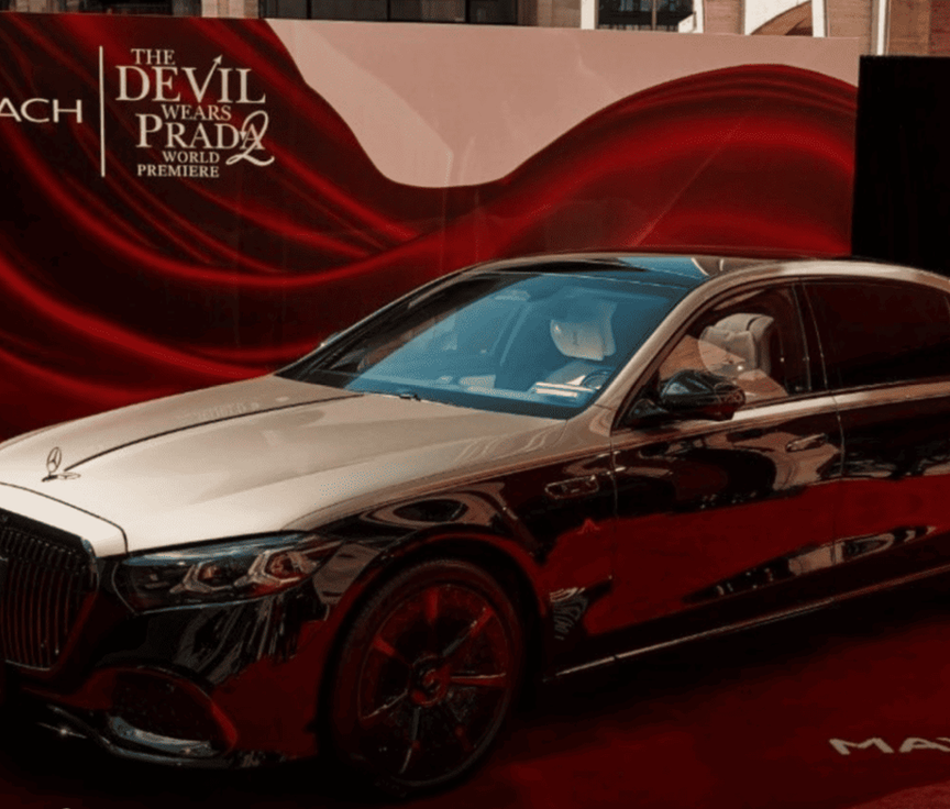 En la premiere en Nueva York de The Devil Wears Prada 2, Mercedes-Maybach presentó una versión personalizada del Mercedes-Maybach S-Class. UNA EXPERIENCIA DE LUJO.