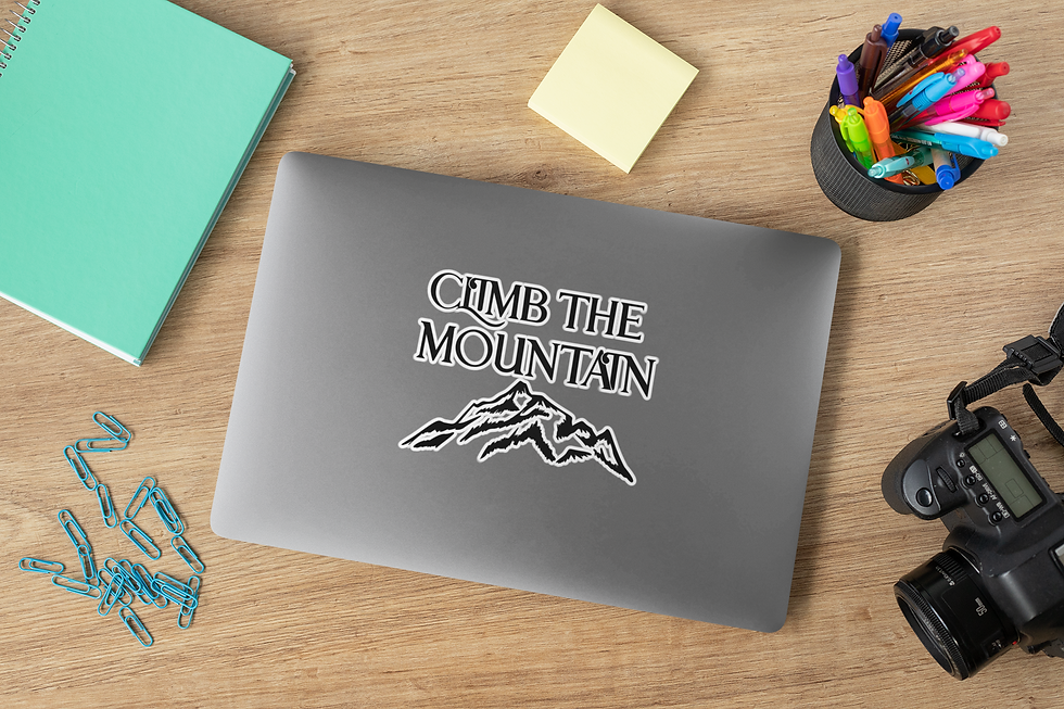 Thumbnail: Climb the Mountain SVG - INSTANT DOWNLOAD