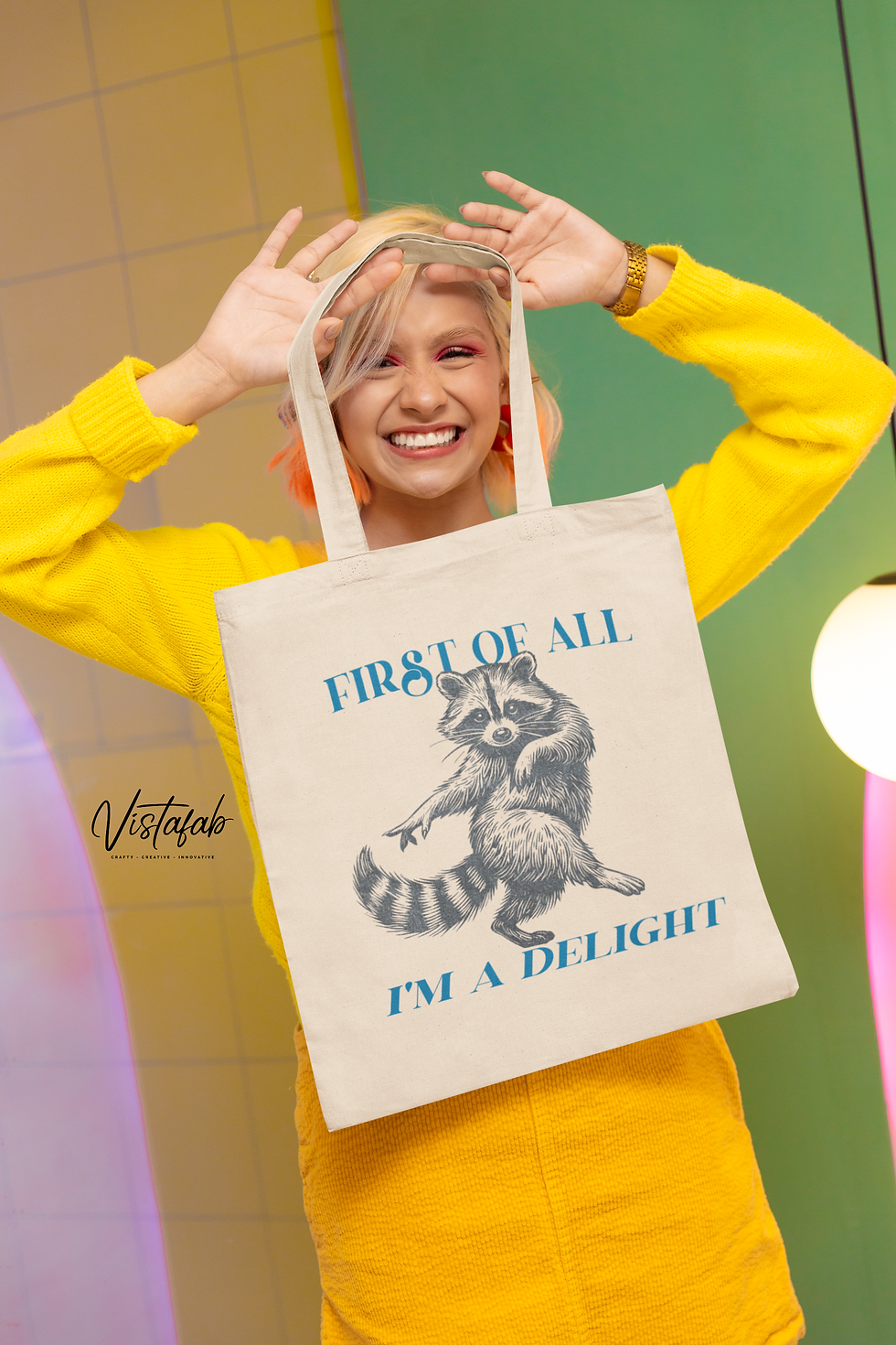 Thumbnail: Delightful Raccoon SVG - INSTANT DOWNLOAD