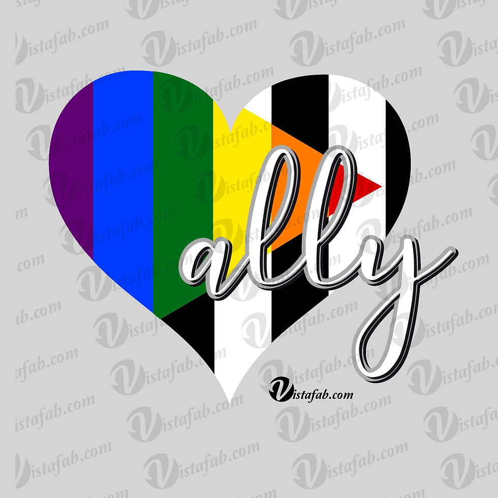 Thumbnail: Pride Ally SVG - INSTANT DOWNLOAD