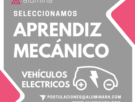APRENDIZ DE MECÁNICO Vehículos Eléctricos- AUTOMOTORA MALVÍN 