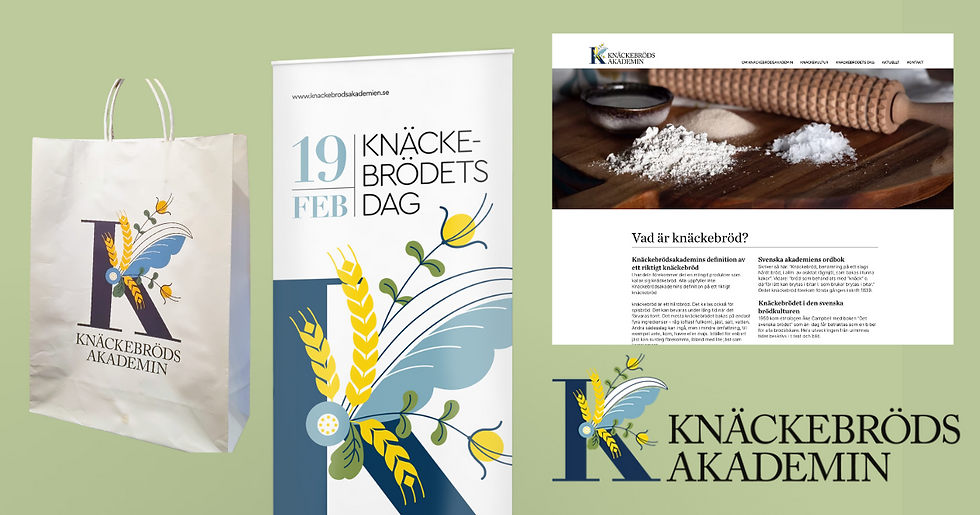 KnäckebrödsAkademin design by My Own Marketing Team