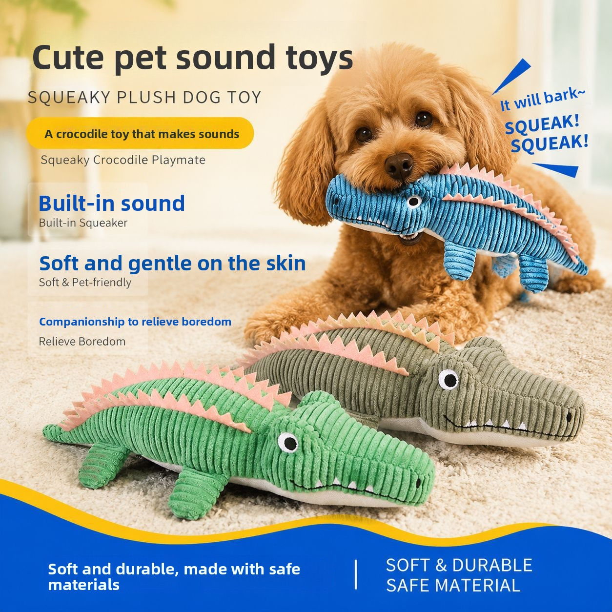Plush Squeaker Toy