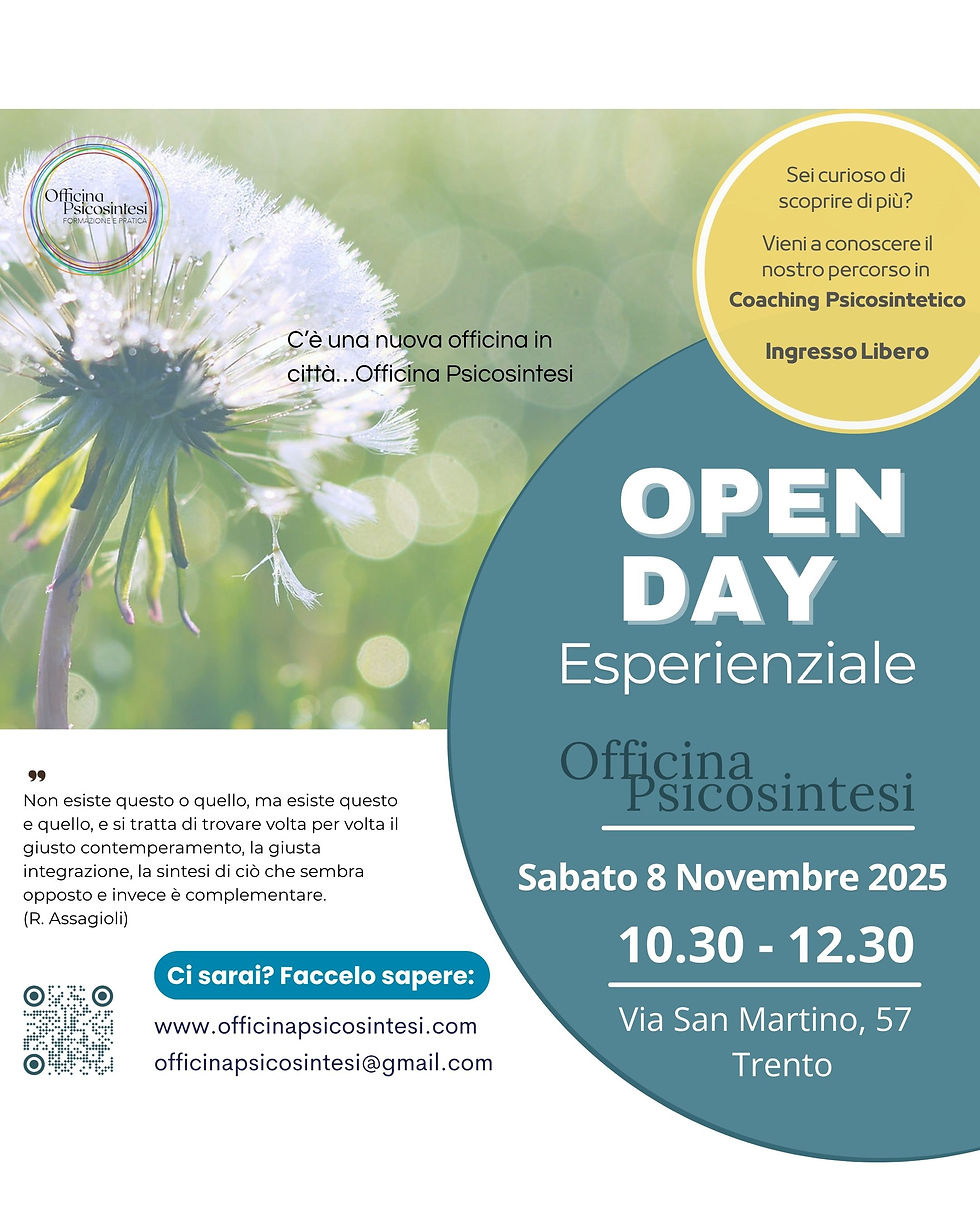 Open Day Esperienziale - di Coaching Psicosintetico