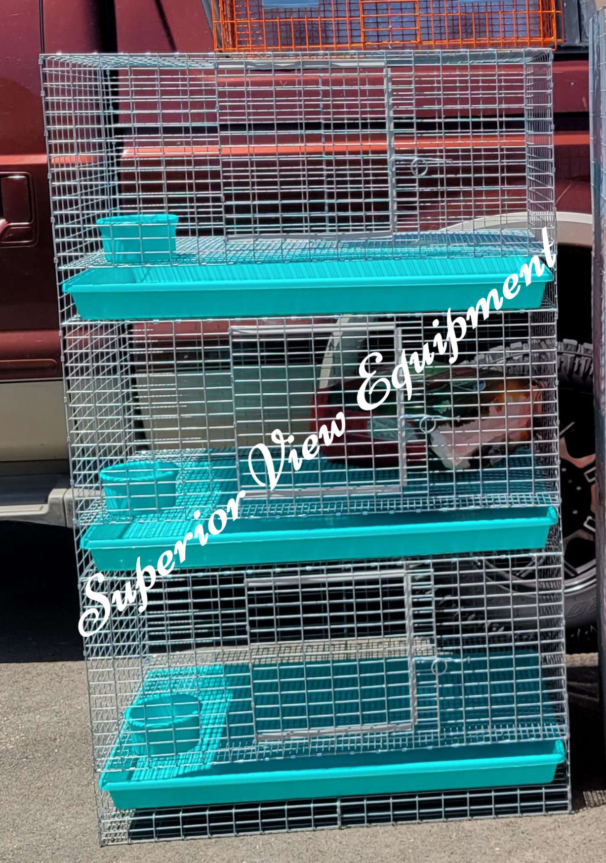 24x36 3 High 'LARGE BREED' Stacker cage