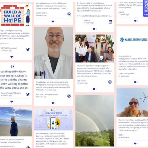 Join the Wall of Hope Initiative for MPN Awareness Day!