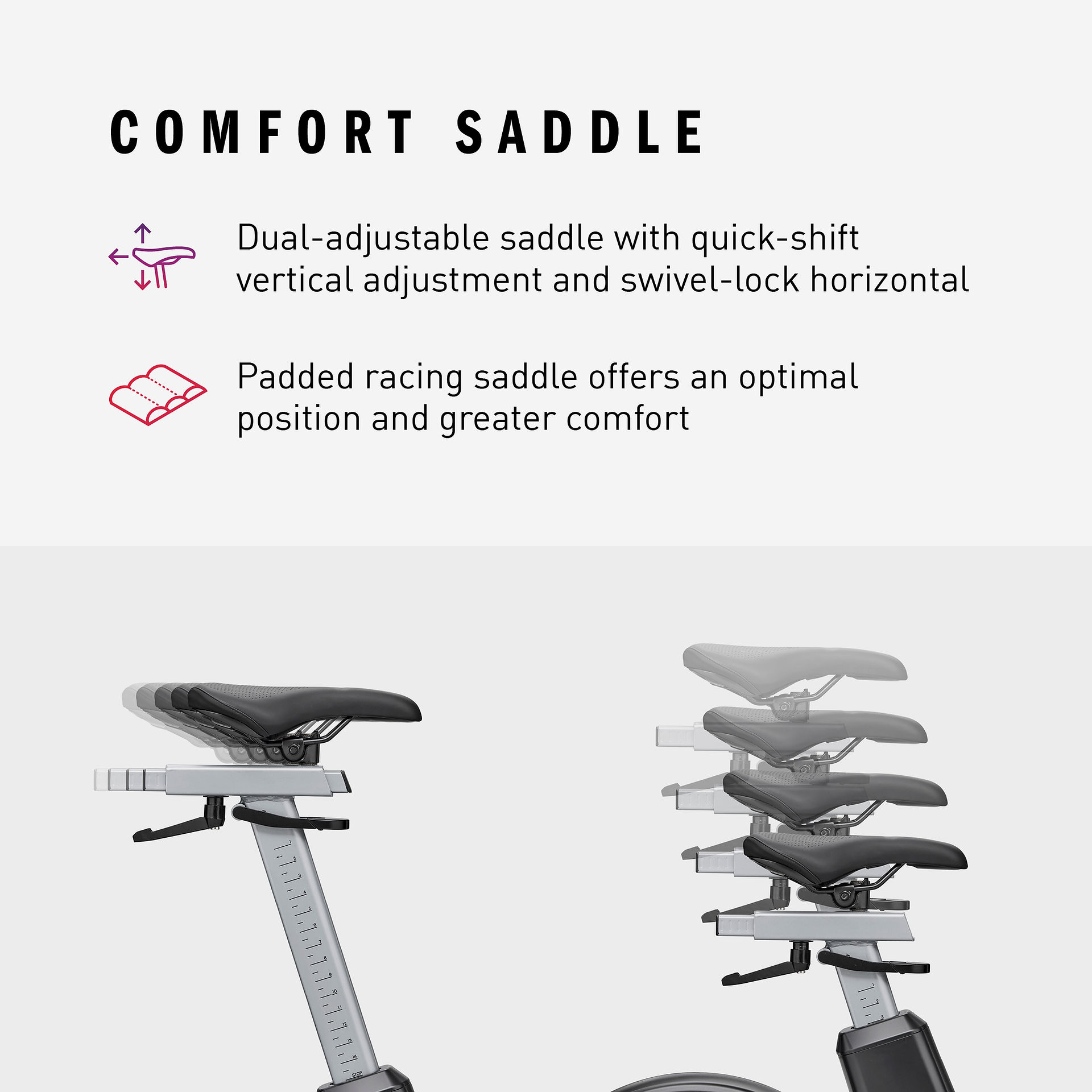 adidas C-700 Sprint Bike - Comfort Saddle