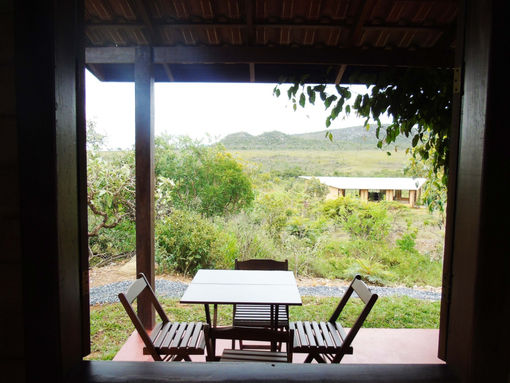 Dining room at Centelha Divina Temple