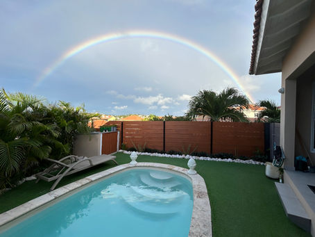 Wonen op Curaçao met tropische tuin en zwembad