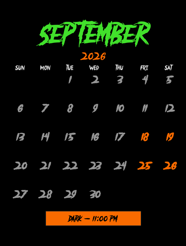 September 2026 Calendar Field of Fear Haunted House.PNG