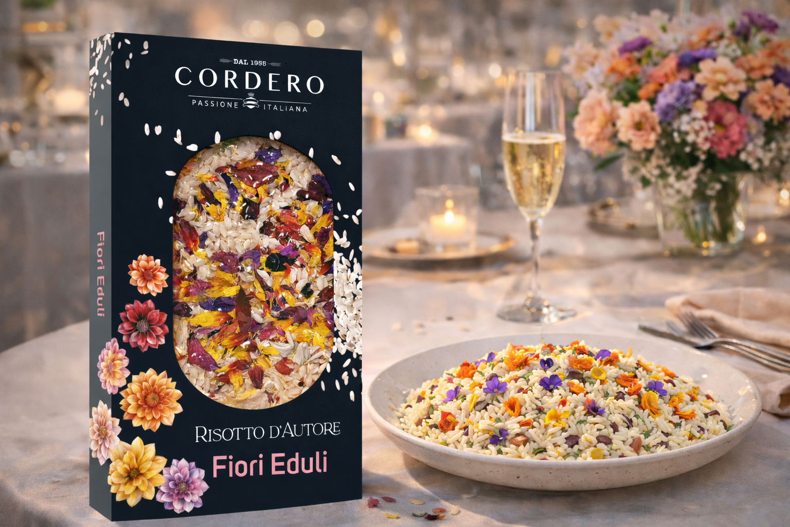 Risotto d'Autore ai fiori eduli