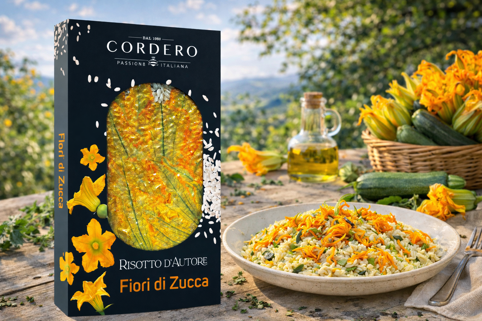 Risotto d'Autore ai fiori di zucca
