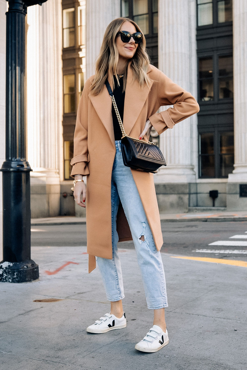 How to Style a Camel Wool Coat for Fall