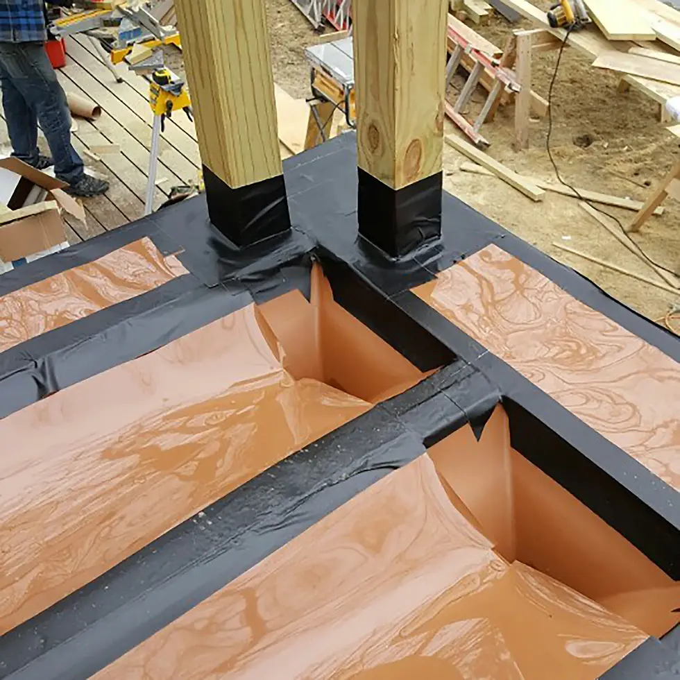 Trex RainEscape under-deck drainage system. The perfect solution for the Pacific Northwest.