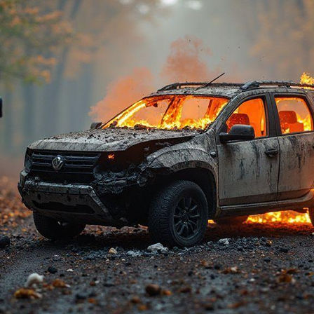 Como fazer perícia judicial em veículo incendiado?