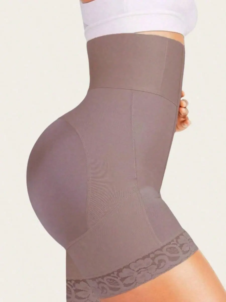 Miniatura: Faja moldeador de glúteos para mujer con control de abdomen, con cierre de crem