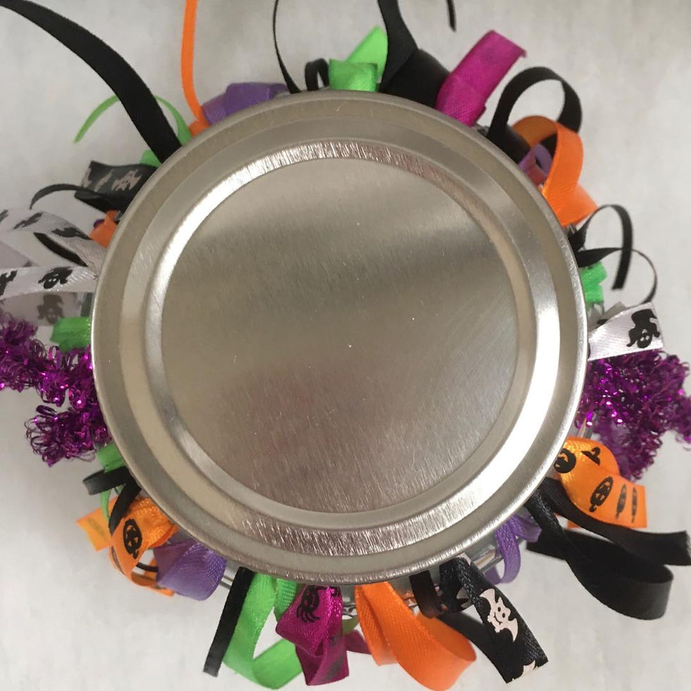 Thumbnail: Tattered Tassels Garland and Treat Jar