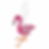 Thumbnail: Felt Decoration Sewing Kit - Flamingo