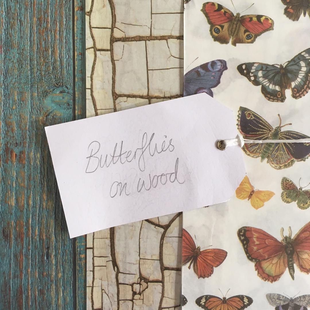 Butterflies on Wood