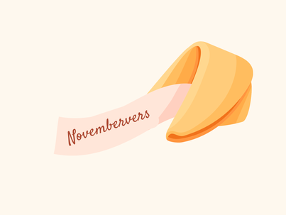 Novembervers #5 - Gelukskoekje