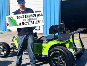 How far can a golf cart travel on a single charge?