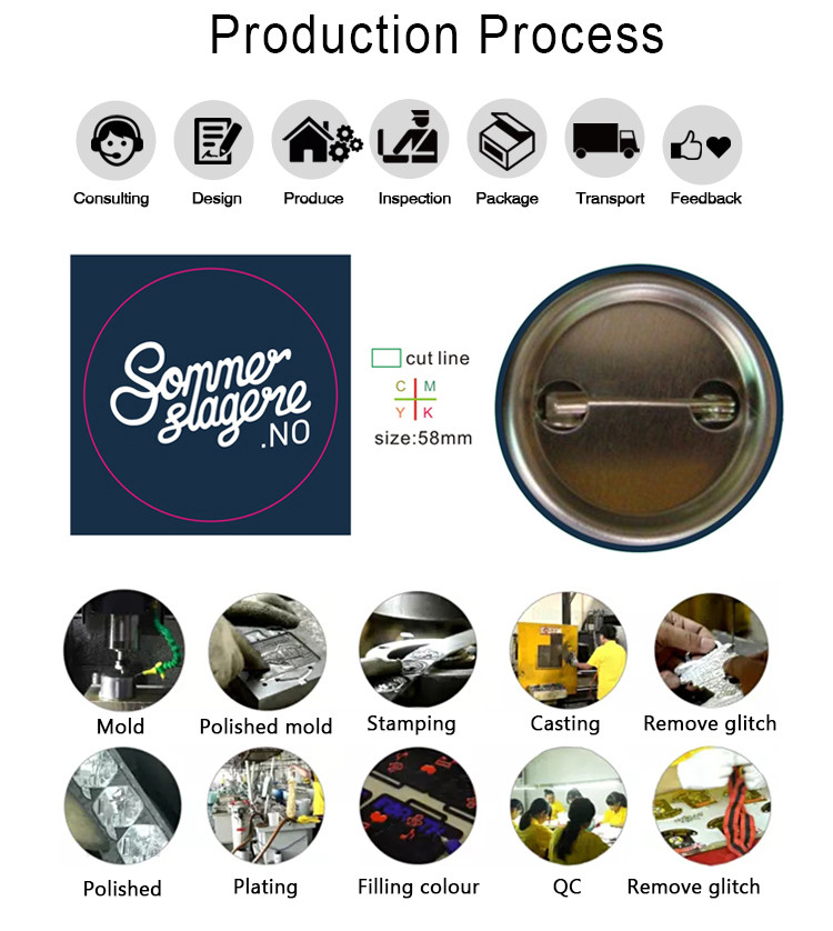 Thumbnail: tinplate badges maker custom wholesale cheap button badges custom button pins