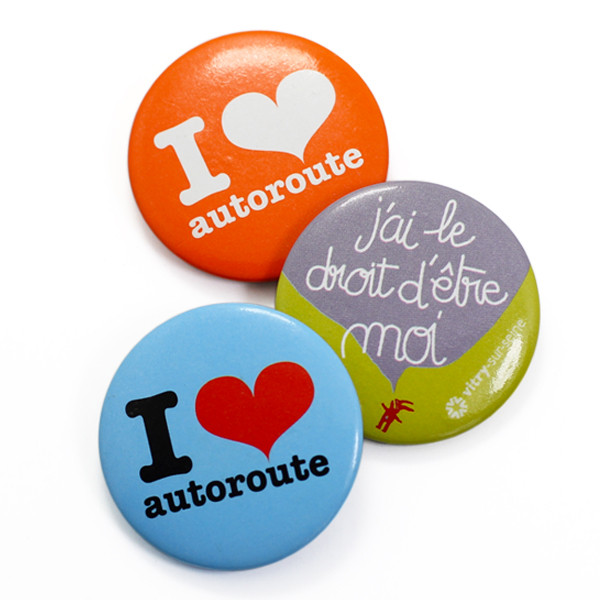 Thumbnail: Button Badge Maker Wholesale Custom 58Mm Printed Design Logo Blank Plastic Magne