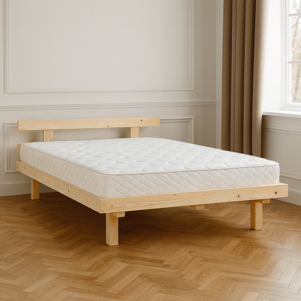 מיטה דגם: בסיס עץ בלבד