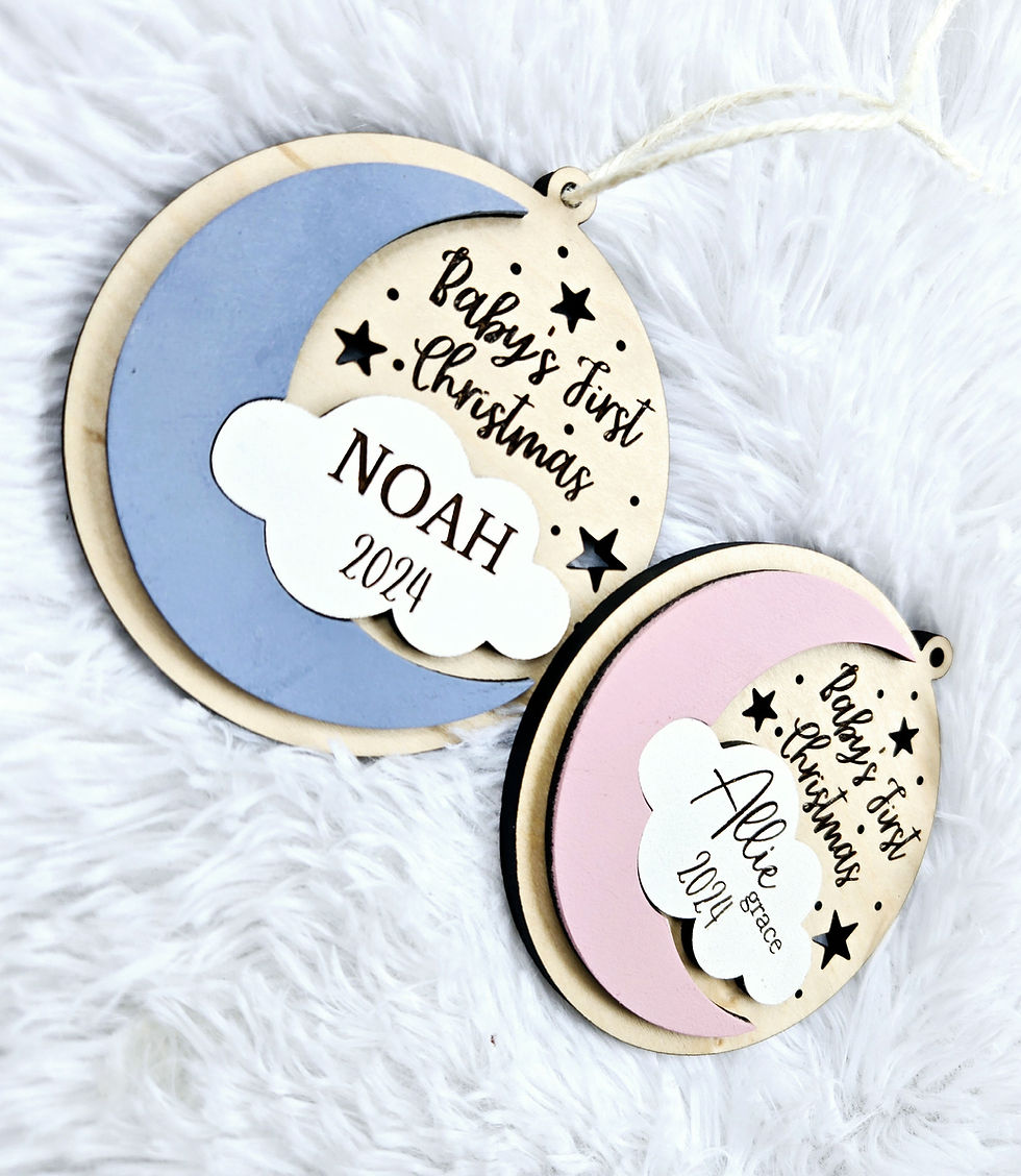 Thumbnail: Baby's First Christmas Ornamnet