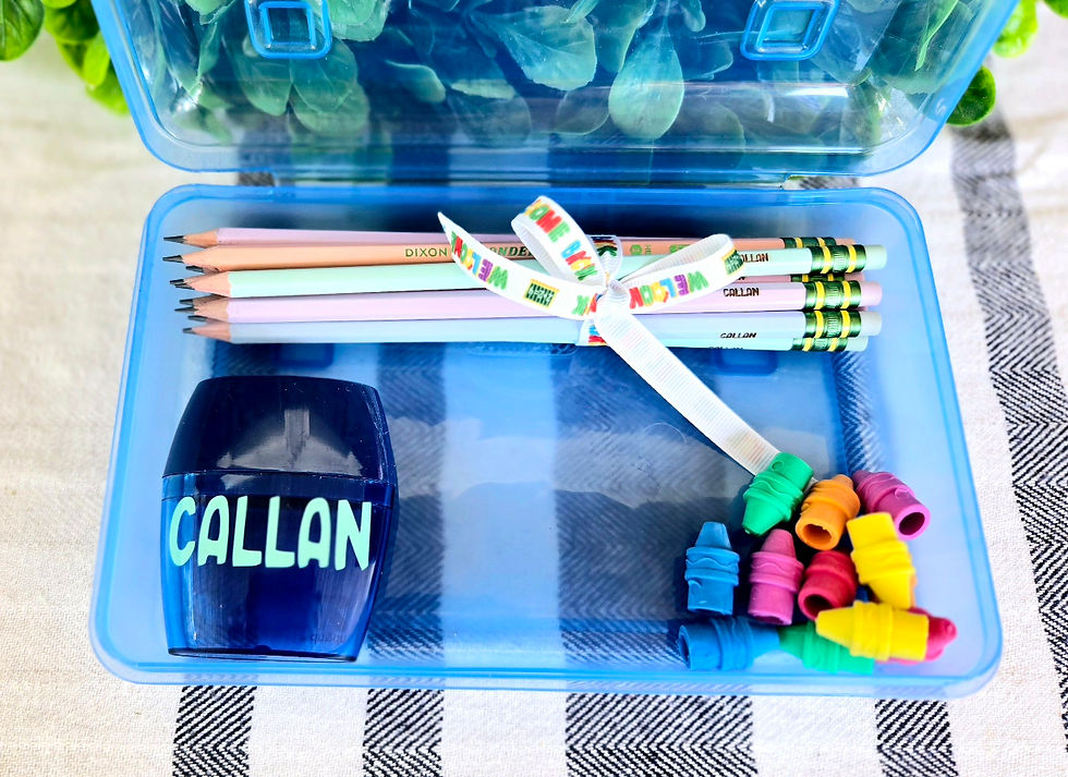 Thumbnail: Personalized Pencil Case Set