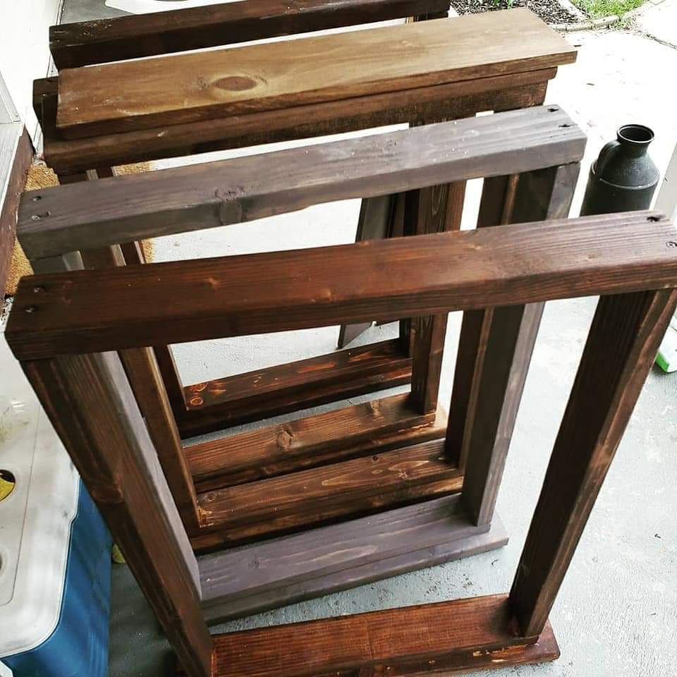 Thumbnail: Hanging Flower Basket Stands for Outdoors Garden or Porch 