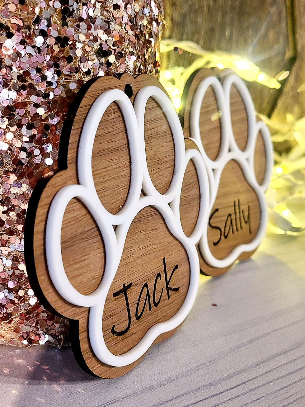 Thumbnail: Paw Print Ornament