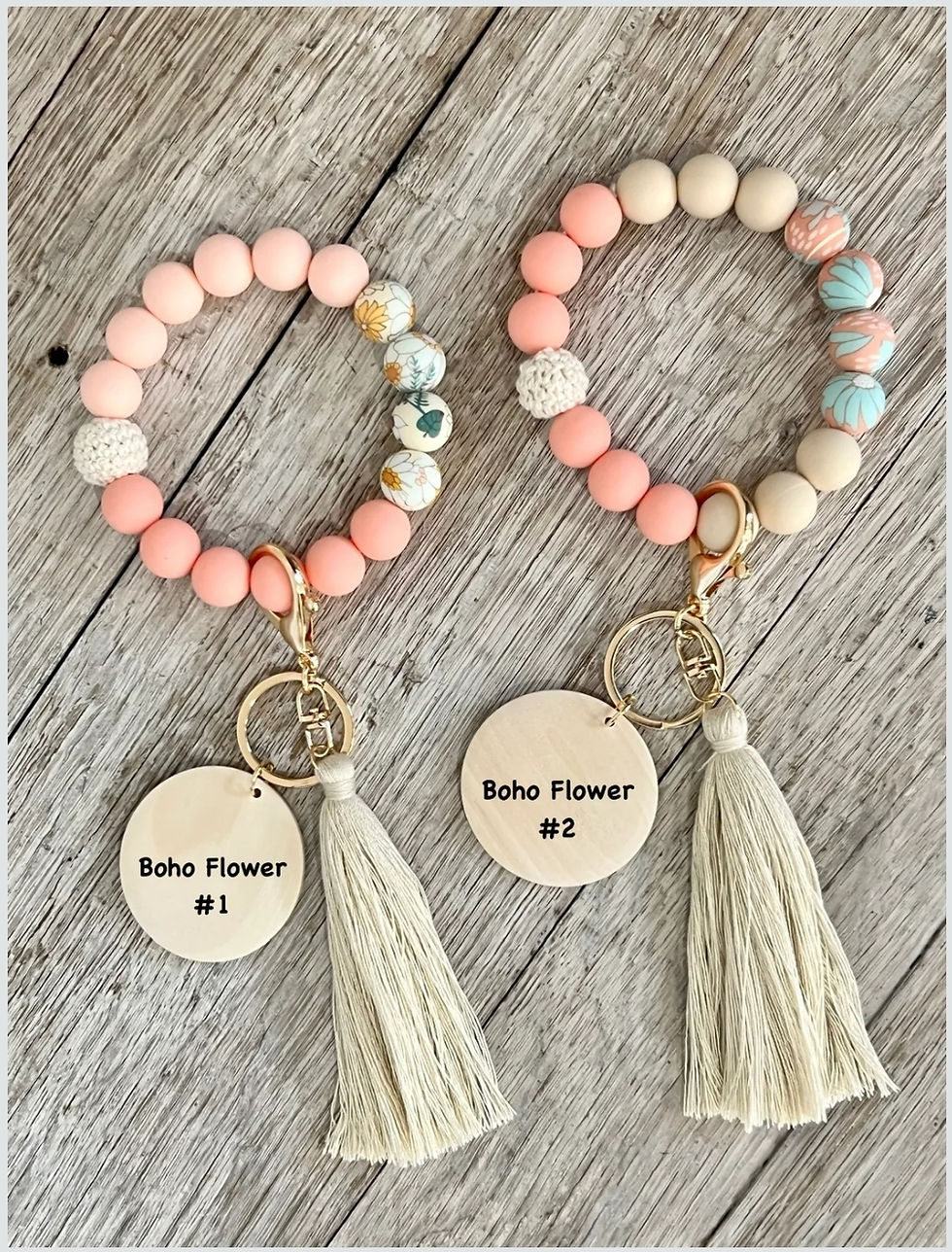 Thumbnail: Specialty Design Silicone Wristlet Keychains