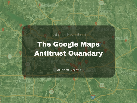 The Google Maps Antitrust Quandary