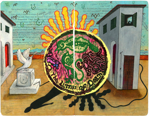 John Lehman, De Chirico, Haruki Murakami, Woodcut, The Wind-Up Bird Chronicle