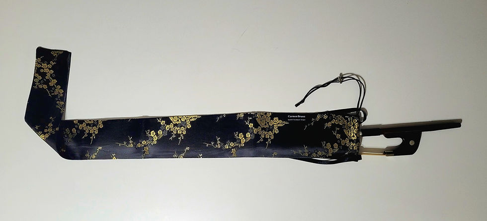 Thumbnail: Bass Bow Bag Gold Plum Blossom