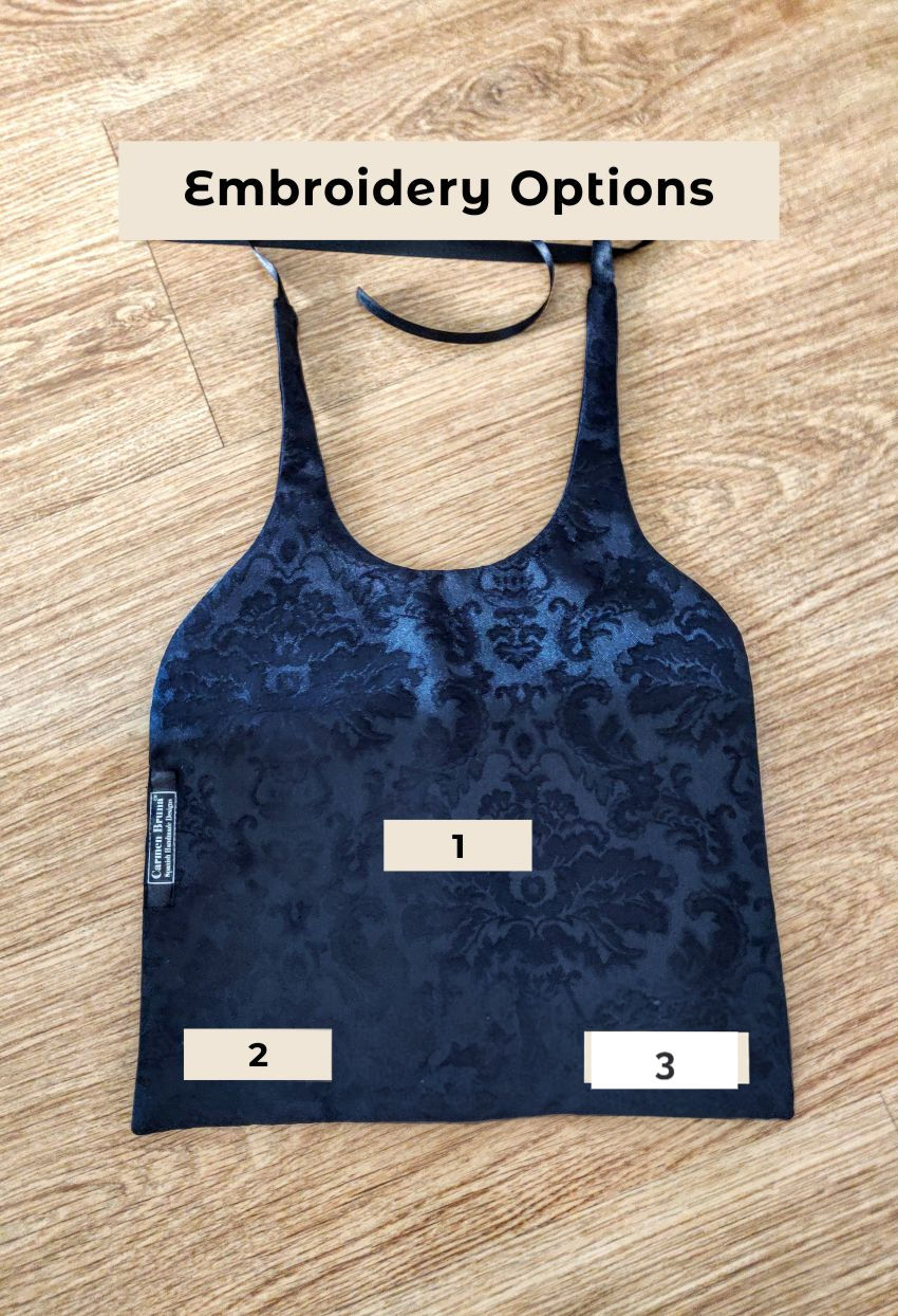 Thumbnail: Cello Bib Beige Paisley